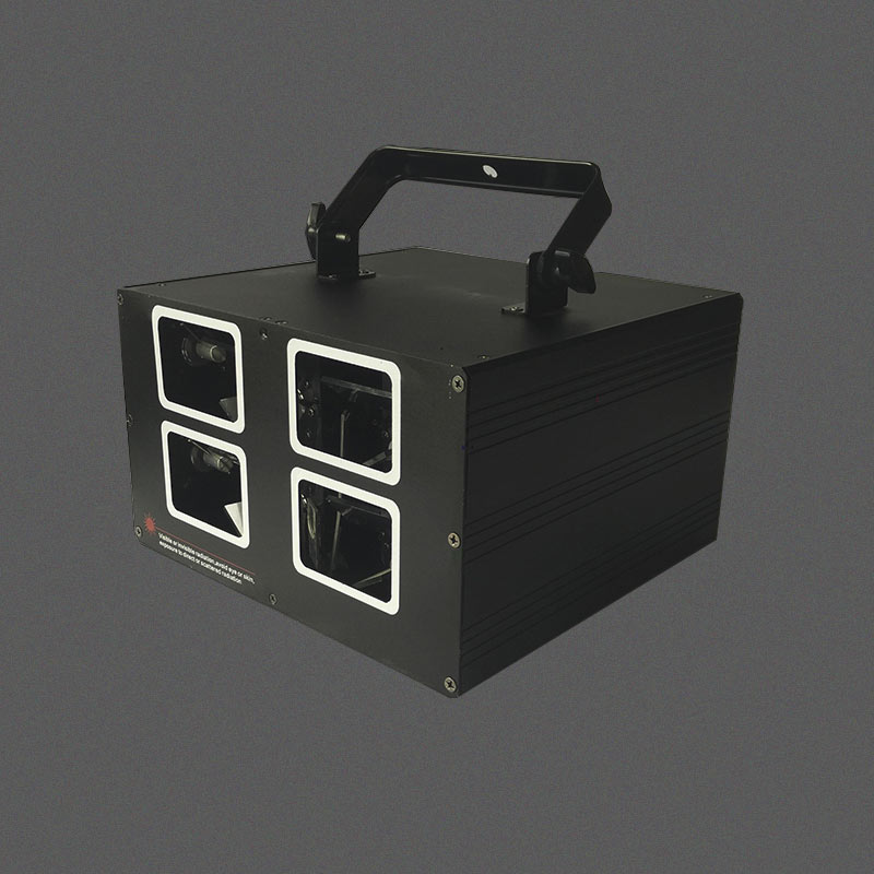 Square four laser